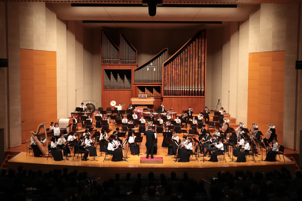 武蔵野音楽大学シンフォニックバンド（1年管打合奏）授業発表【武蔵野音楽大学】 | 武蔵野音楽大学ベートーヴェンホール