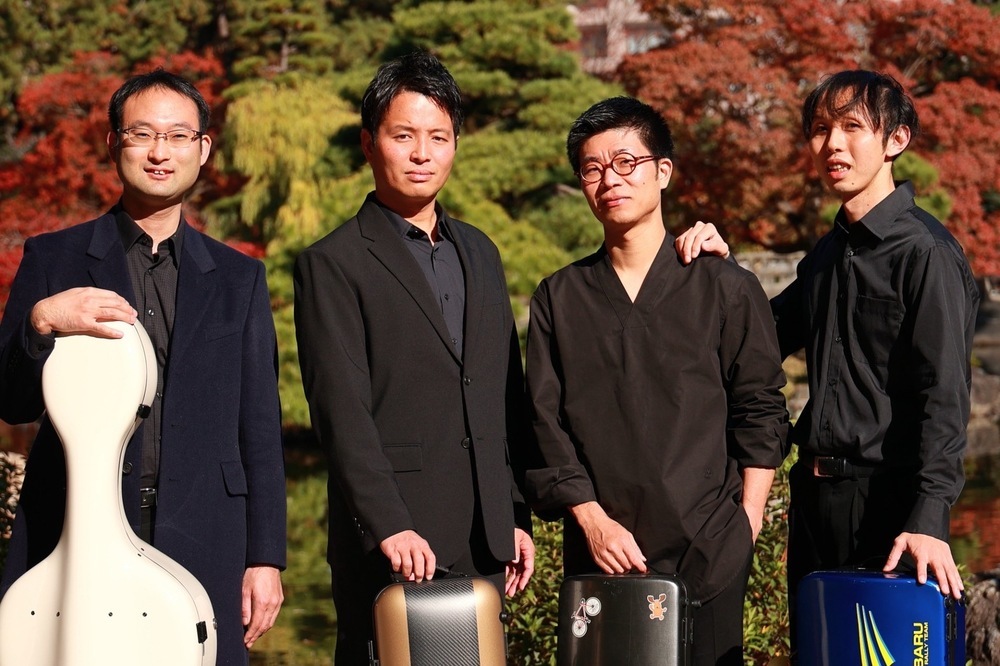 弦楽四重奏の鉄製置物 ダネル弦楽四重奏団 インタビュー サントリーホール チェンバー