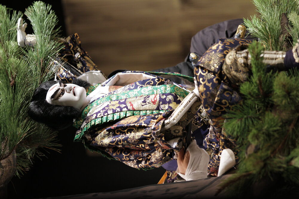 文楽人形／人形浄瑠璃 日本人形 伝統文化 古典 和風 引き取り