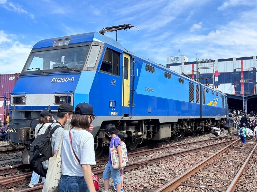 隅田川シャトル風 コキ16車 まとめ売り 隅田川発～東京（タ）行 74レ 編成・積載コンテナ （2020.09.17