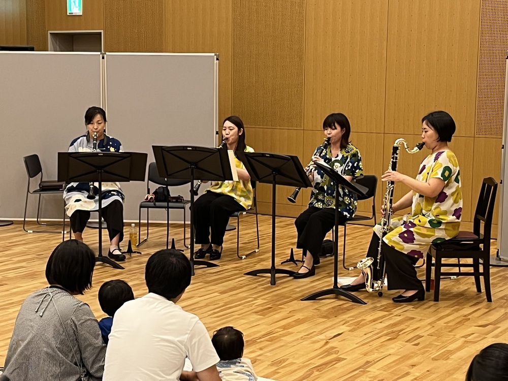 0歳から楽しめる親子コンサート〜クラリネット4重奏〜【カルテット