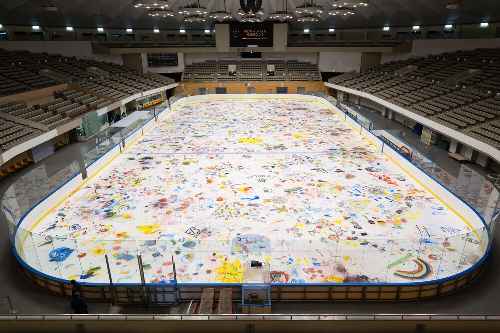 氷のキャンパスに絵を描こう2026” in真駒内セキスイハイムアリーナ