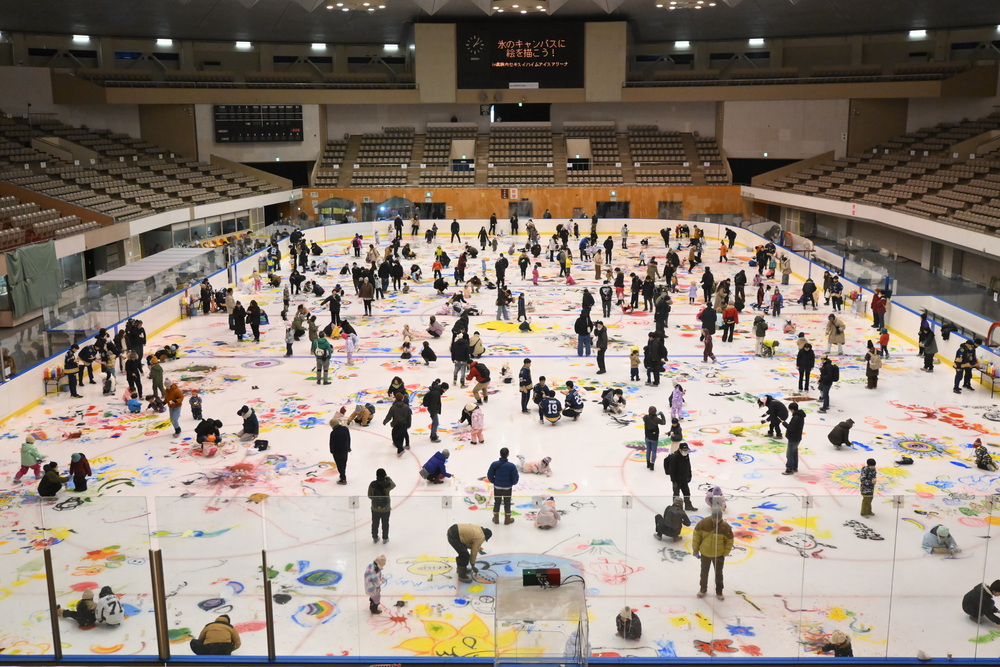 氷のキャンパスに絵を描こう2026” in真駒内セキスイハイムアリーナ