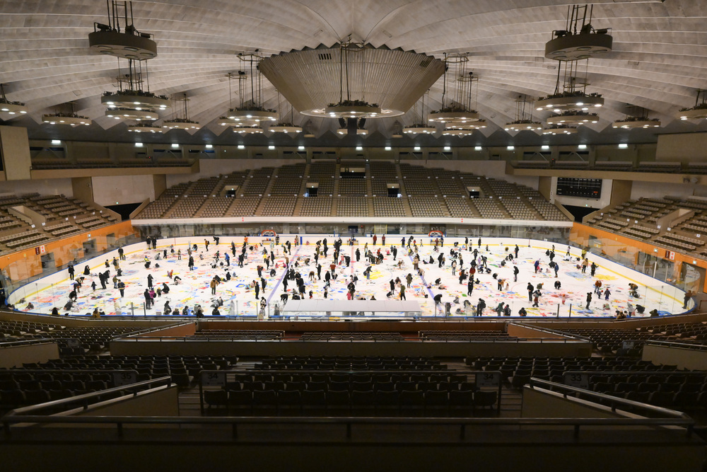氷のキャンパスに絵を描こう2026” in真駒内セキスイハイムアリーナ