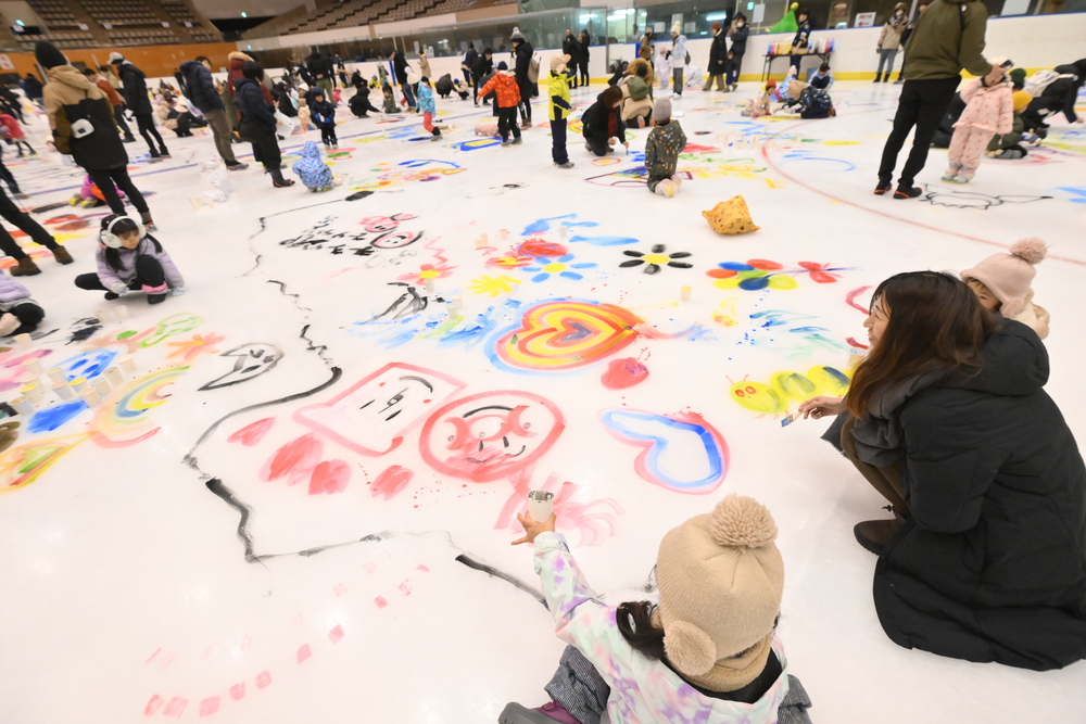 氷のキャンパスに絵を描こう2026” in真駒内セキスイハイムアリーナ