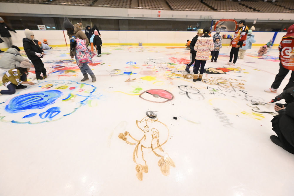 氷のキャンパスに絵を描こう2026” in真駒内セキスイハイムアリーナ