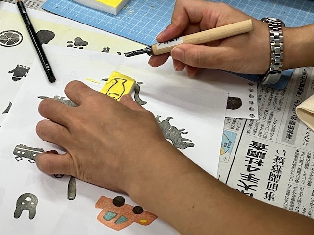 夏休み工作教室 消しゴムはんこ【大社公民館地域学習推進員会】 | 西宮