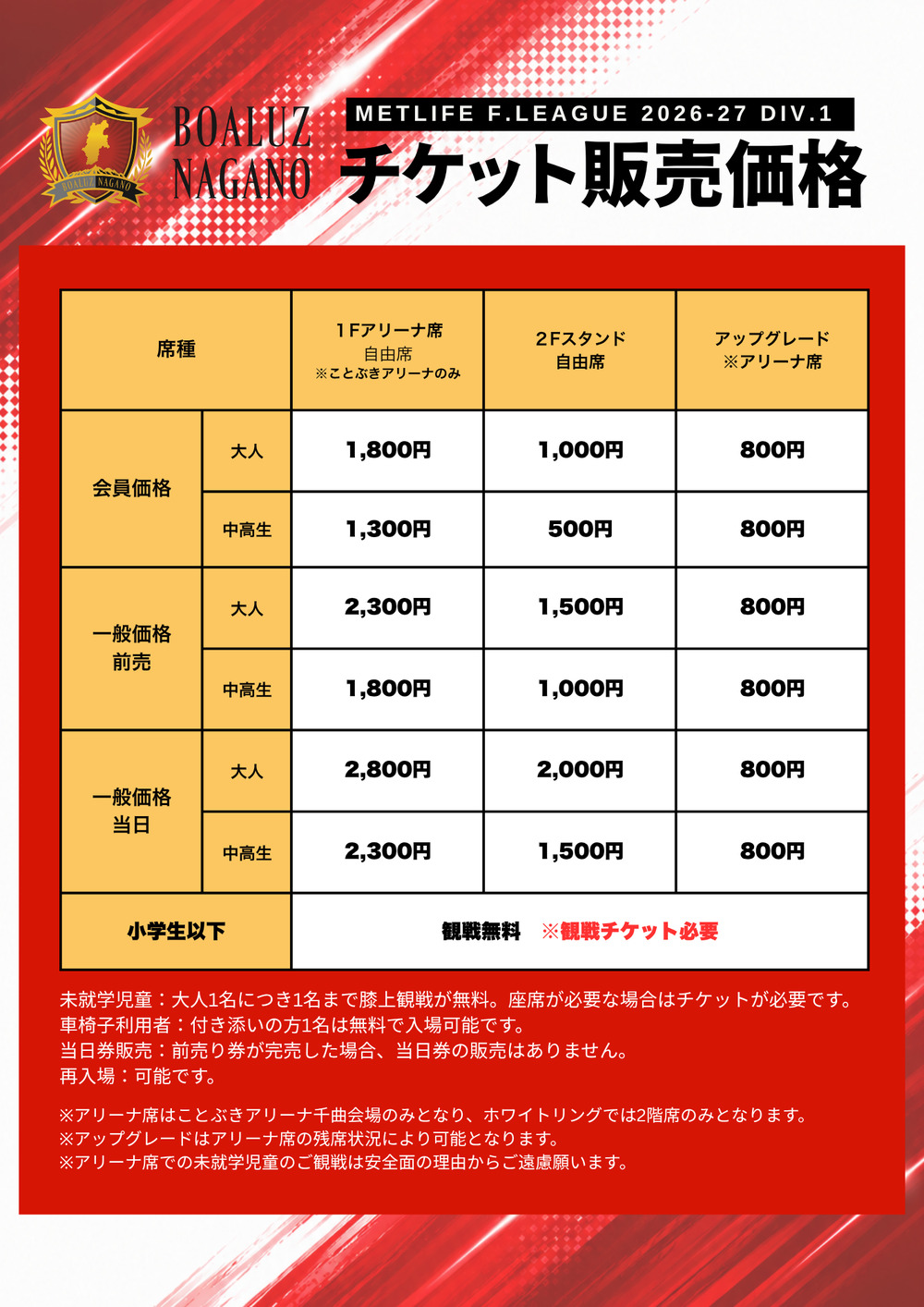 雨宮病院 EXCITEMATCH メットライフ生命Fリーグ2026-27 ディビジョン1